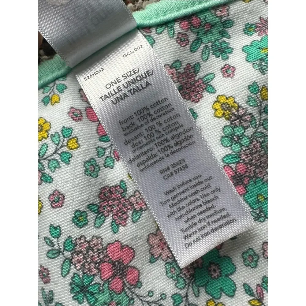 Carter’s Just One Year Reversible Floral Flowers Baby Blanket Mommy Loves Me